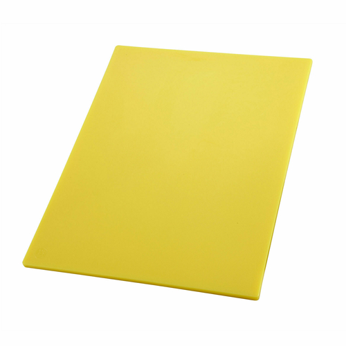 Winco  CBYL-1218  Cutting Board, 12'' x 18'' x 1/2'', Yellow
