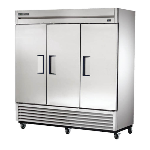 True Mfg. - General Foodservice T-72-HC Three Section Reach-in Refrigerator, 78.38''W, 115v