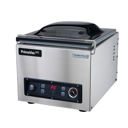 Hamilton Beach HVC305 Chamber Vacuum Sealer, 12'' seal bar, Programs,Adjustable Softair, Cooling and Sealing