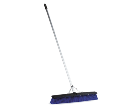 CFS Brands 3621962414 Flo-Pac Sweep Complete Floor Sweep, 24'' plastic block with squeegee, 60'' tall, blue