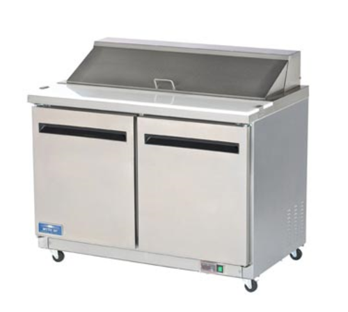 Arctic Air AST48R Sandwich/Salad Prep Table, two-section, 48-1/4''W