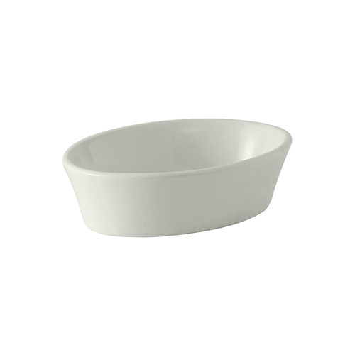 Tuxton China BWK-100 Oval Baker 10oz