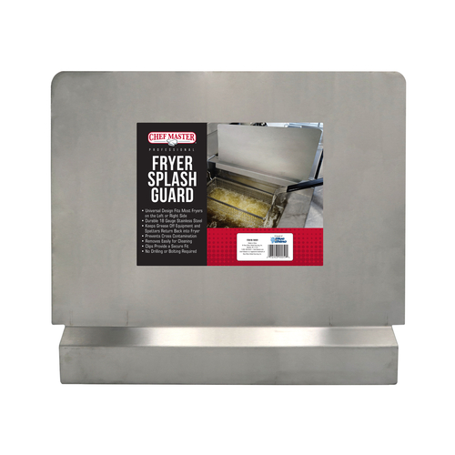 Chef Master  90059  Fryer Splash Guard, 22''W x 20-5/8''H