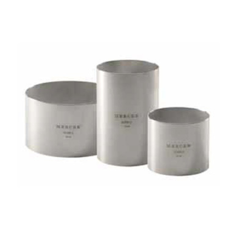 Mercer Tool M35511 3'' x 1.75'' Stainless Steel Ring Mold