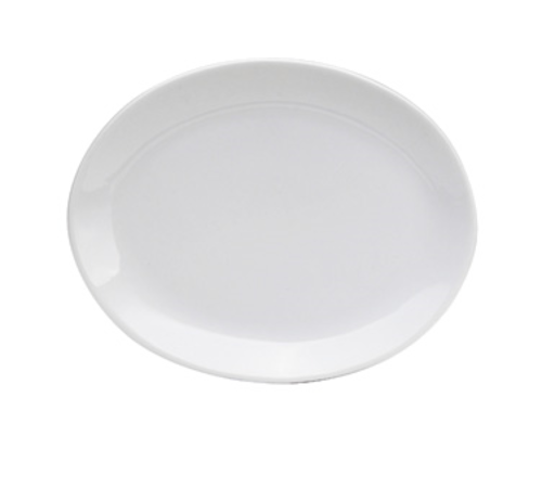 1880 Hospitality  F8000000331  UNDEC BWW PLATTER COUPE 8X6 1/4IN