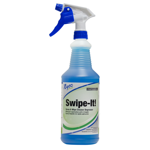 Nyco Products Company NL212-Q12 Swipe-It! Spray & Wipe Cleaner Degreaser, 1 Quart
