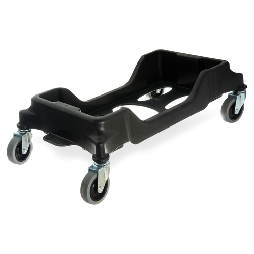 CFS Brands 36921003 TrimLine Dolly, accommodates 15 or 23 gallon cans, polypropylene, black