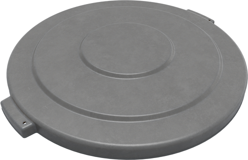 CFS Brands 84104523 Bronco Lid, round, for 44 gallon Waste Bin Trash Container/Can, polyethylene, gray