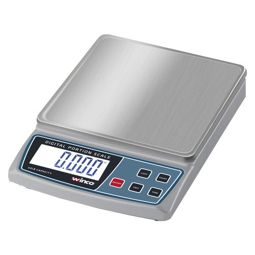 Winco SCAL-D22 Digital Portion Control Scale, 22Lb