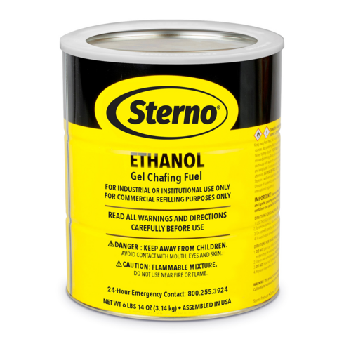 Sterno 20898 Gel Chafing Fuel, 1 gallon, ethanol, 3 each per case