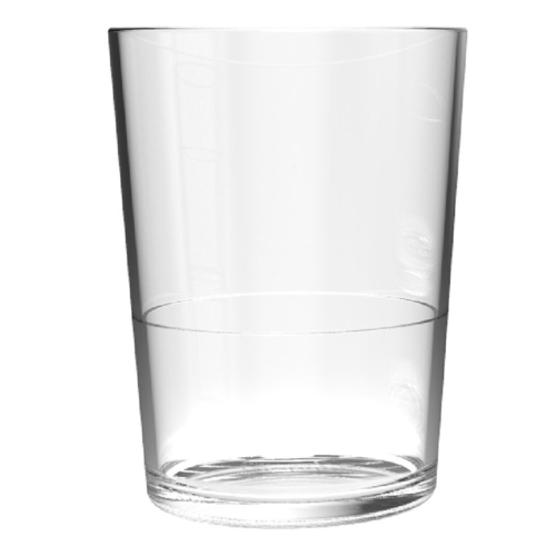 Drinique CAR-PT-CLR-24 Cartel Pint Glass 16 oz. - CLEAR, (H 4-7/16'', T 3-1/2'', D 3-1/2'', B 3'')