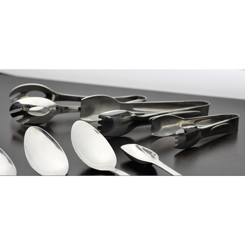 G.E.T. Enterprises BSRIM-08 9'' Stainless Steel Salad Tong