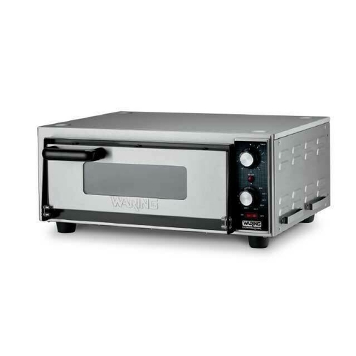 Waring WPO100 Single Deck Pizza Oven, electric, countertop, ceramic 14'' deck, 3-1/2'' chamber opening, 120v