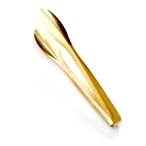 American Metalcraft GVHT2 SERVING TONGS, VINTAGE GOLD, HAMMERED, 11-3/4'' L country of origin-INDIA