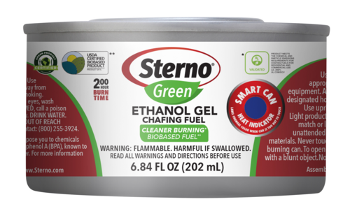 Sterno 20612 Green Gel Chafing Fuel, 2 hour ethanol gel, 72 each per case