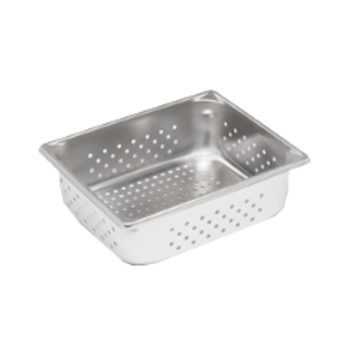 Vollrath 30243 Super Pan V Hotel/Steam Pan, perforated, half size, 4'' deep, 22 gauge