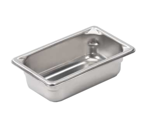 Vollrath 30922 Super Pan V Hotel/Steam Pan, ninth size, 2'' deep, 22 gauge