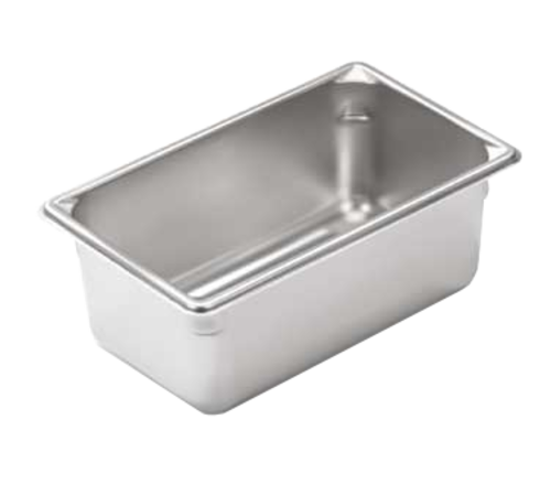 Vollrath 30942 Super Pan V Hotel/Steam Pan, ninth size, 4'' deep, 22 gauge