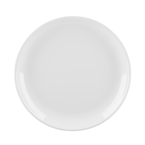 G.E.T. Enterprises  B1014R-W  Elite Global Solutions Melamine 10-1/4'' Round Plate, Coupe, Santorini, White