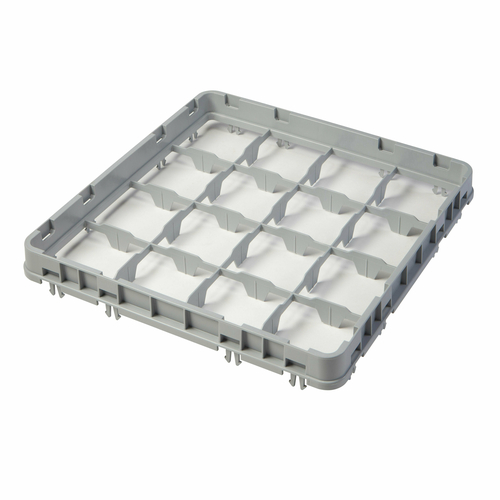 Cambro 16E2151 Half Drop Extender, full size, (16) compartments, adds 1-5/8'' to rack height, for Camracks, soft gray