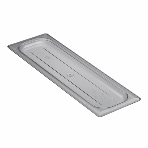 Cambro 20LPCWC135 Camwear Cover, 1/2 size long, flat, polycarbonate, clear