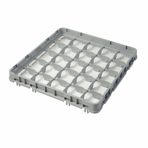 Cambro 25E2151 Half Drop Extender, full size, (25) compartments, adds 1-5/8'' to rack height, for Camracks, soft gray