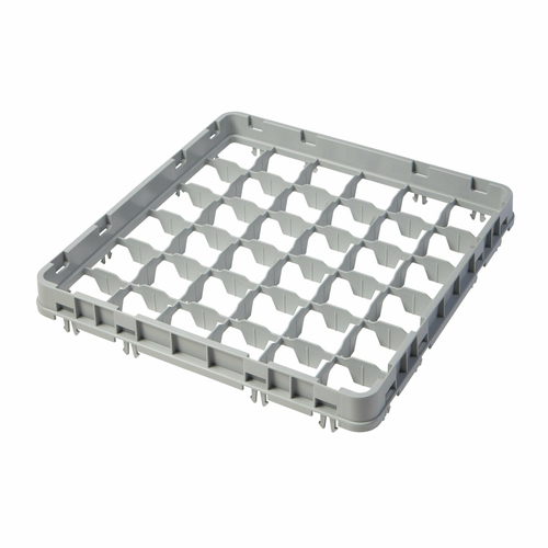 Cambro 36E2151 Half Drop Extender, full size, (36) compartments, adds 1-5/8'' to rack height, for Camracks, soft gray