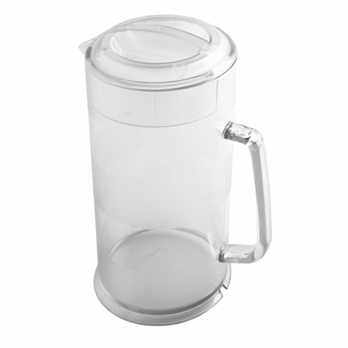 Cambro PC64CW135 Camwear Pitcher, 64 oz., with 3-position lid, polycarbonate, clear, NSF