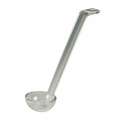 Cambro LD85135 Camwear Ladle, 8-1/2'', 3/4 oz., polycarbonate, clear