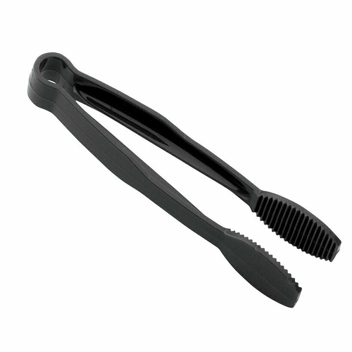 Cambro TG6110 Lugano Tongs, 6'', flat grip, black