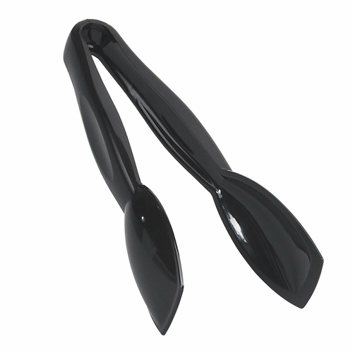 Cambro TGG6110 Lugano Tongs, 6-9/16'', easy-grasp, black