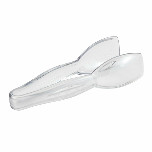 Cambro TGG6135 Lugano Tongs, 6-9/16'', easy-grasp, clear