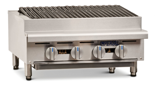 Imperial IRB-24 24'' Wide countertop radiant char-broiler
