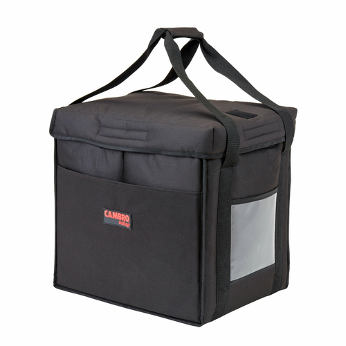 Cambro GBD121515110 GoBag Delivery Bag, medium, 12'' x 15'' x 15'', high density insulation, black