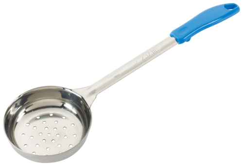 Winco  FPP-8  8oz Perf Food Portioner, One-piece, Blue, S/S