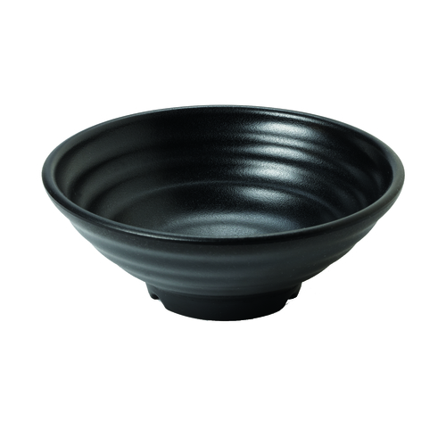 G.E.T. Enterprises  B-247-BK  Nara Melamine Bowl, 22 oz., 7'' dia. x 2''H, round, black