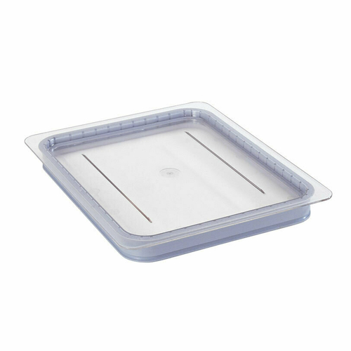 Cambro 20CWGL135 Camwear GripLid, fits GN 1/2 size food pan, polyurethane gasket, polycarbonate, clear