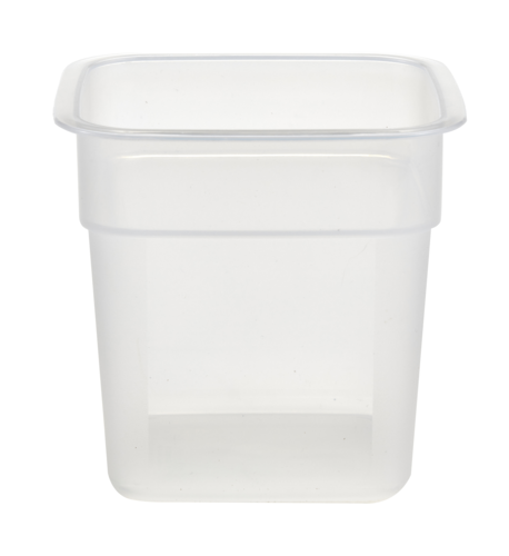 Cambro 1SFSPROPP190 CamSquare FreshPro Food Container, 1 qt., polypropylene, translucent