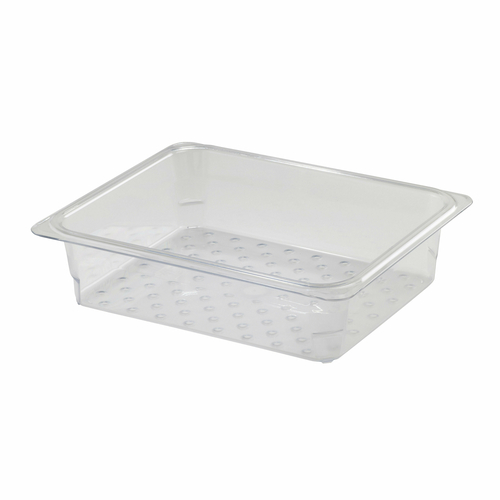 Cambro 23CLRCW135 Camwear Colander, Half size food pans, polycarbonate, 3'' Deep
