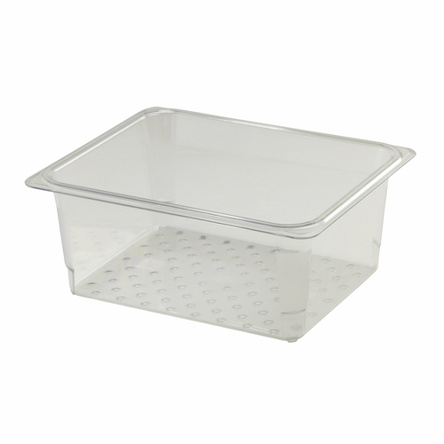 Cambro 25CLRCW135 Camwear Colander, Half size food pans, polycarbonate, 5'' Deep