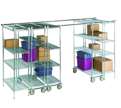 1880 Hospitality FF1872G 18'' x 72'' green epoxy wire shelf