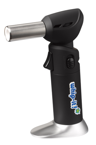 United Brands TC-FLEX-05R Whip-It! Flex Adjustable Head Torch, rotating flame nozzle, Rubbercoated, black