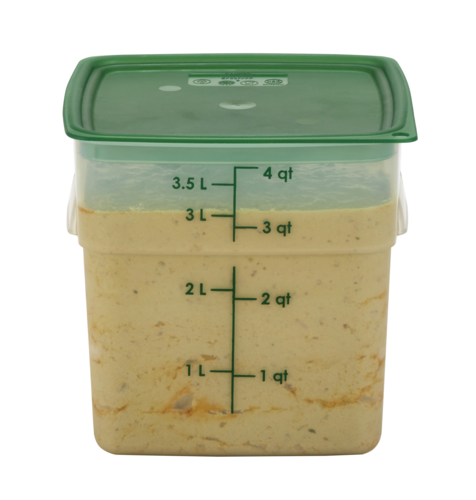 Cambro 6SFSPROPP190 CamSquare FreshPro Food Container, 6 qt., polypropylene