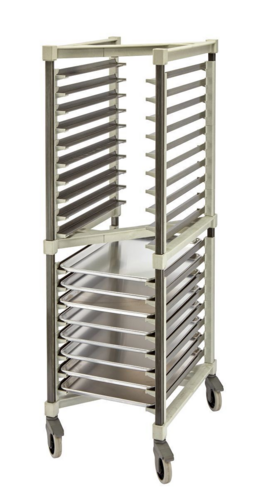 Cambro UZR1826FP18480 Ultimate Z-Rack, full size, 3'' rail spacing, 18 full pan capacity