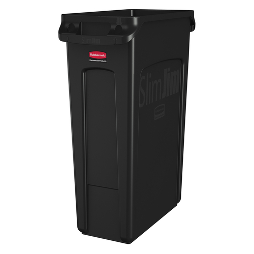 Rubbermaid Commercial Products  FG354060BLA  SLIM JIM W/VENTING CHANNELS