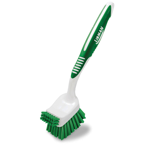 Libman Commercial 1042 Kitchen Brush, 2'' x 3'' scrubbing surface, 1-3/8'' x 5/8'' stiff scrubber on reverse