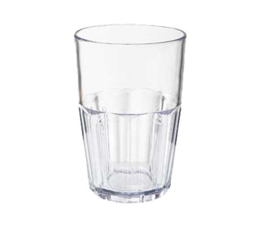 G.E.T. Enterprises  9914-1-CL  Bahama Double Rock Tumbler, 14 oz., stacking, clear