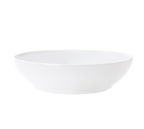 G.E.T. Enterprises  CS-6106-W  Siciliano/Mama Mia Melamine Bowl, 1.3 qt., 8-1/2'' dia. x 2-1/4''H,white