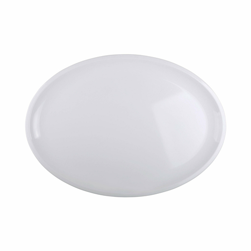 G.E.T. Enterprises  M2115OV-W  Elite Global Solutions Oval Platter, 23''L x 15''W, coupe, Olympus, white