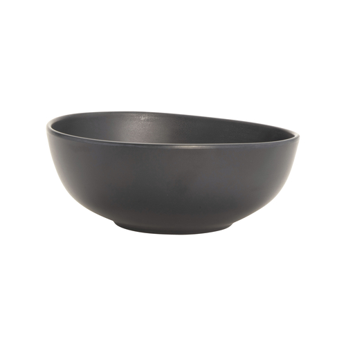 G.E.T. Enterprises  B-1200-DG  Riverstone Melamine Side Dish Bowl, 11 oz., 5'' dia. x 2''H, Dark Gray